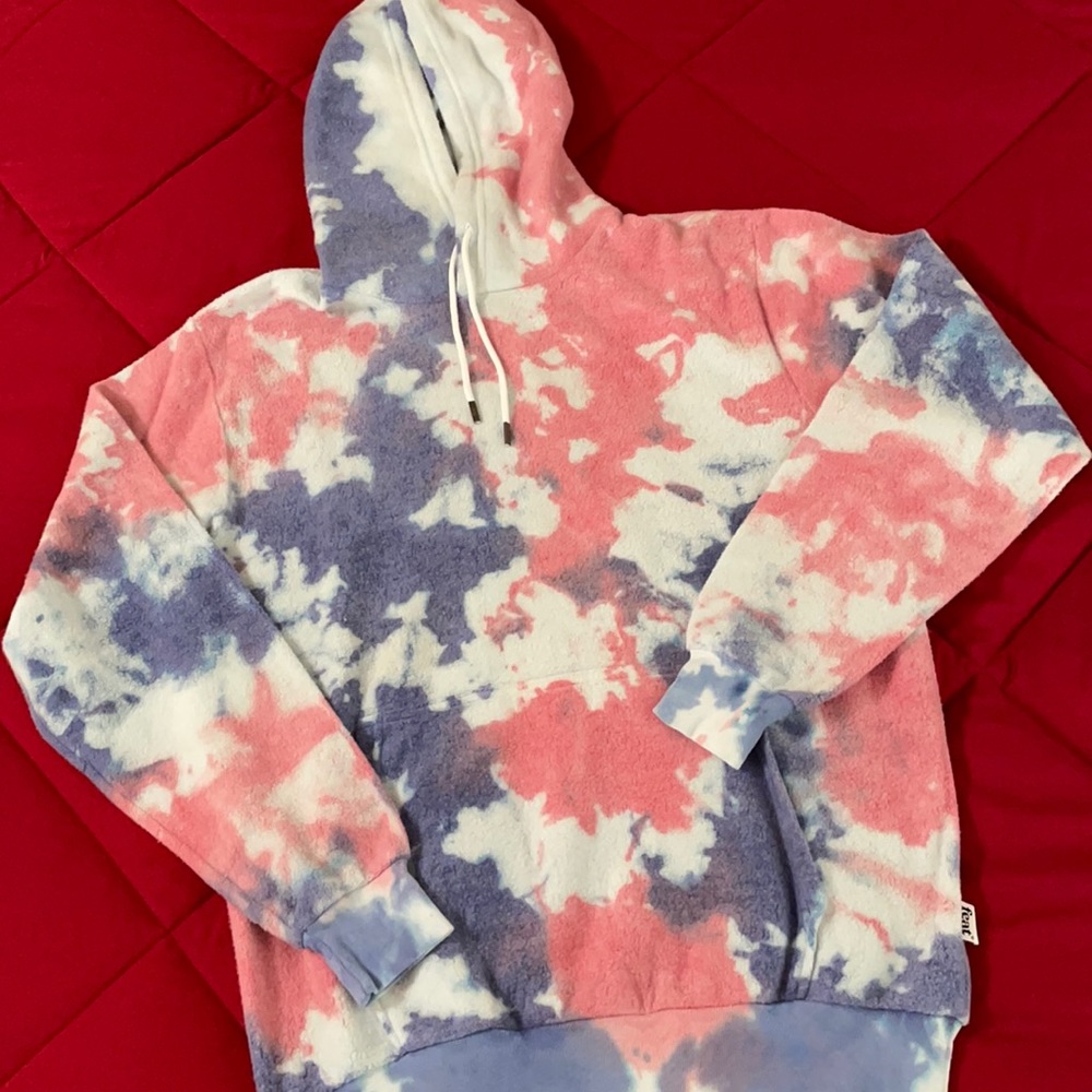 FEAT Unisex Cotton Candy BlanketBlend Hoodie NWOT